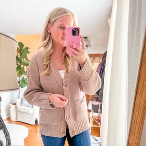 Abercrombie Long-Length Chenille Cardigan